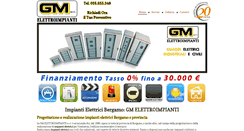 Desktop Screenshot of gmelettroimpianti.it